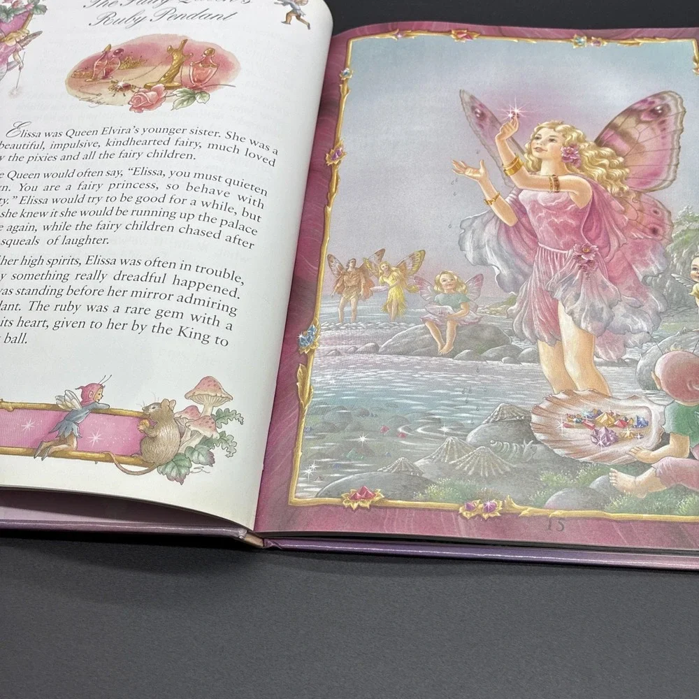 Shirley Barber's Fairy Collection Book & CD Hardcover Bedtime Stories Enchanted